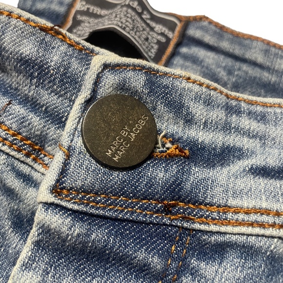 Ermenegildo Zegna 42 Jeans‎ Button Fly Ladies Destroyed Hem and Pants - Picture 3 of 9